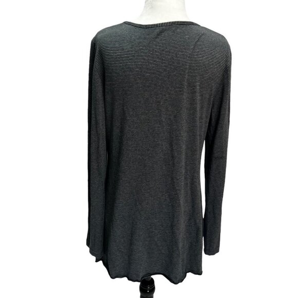 DOLCEZZA Grey🖤Long Sleeve Tunic Top Size S/M - Picture 5 of 9